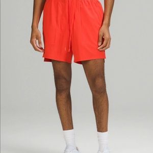 Lululemon Men License to Train Linerless Short 7" Autumn Red Large